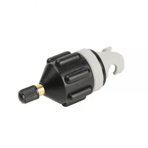 Air-Compressor Valve Adaptor with Pressure Gauge FLATED