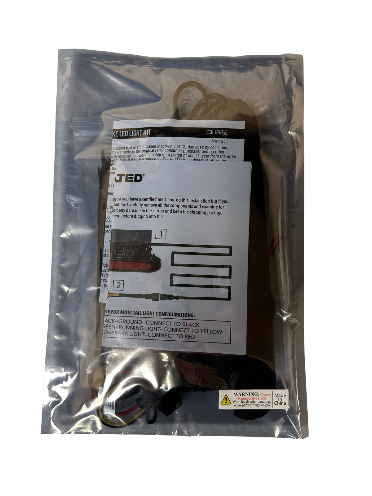Universal 3rd Brake Light Kit for Air-Topper® - FLATED